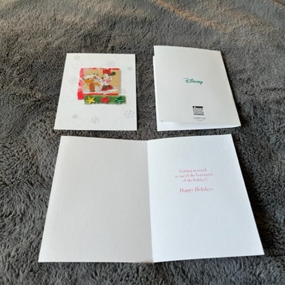 - Disney Christmas Cards with Minnie Mouse Vintage Cards by Paper Magic Gr… - Picture 8 of 8